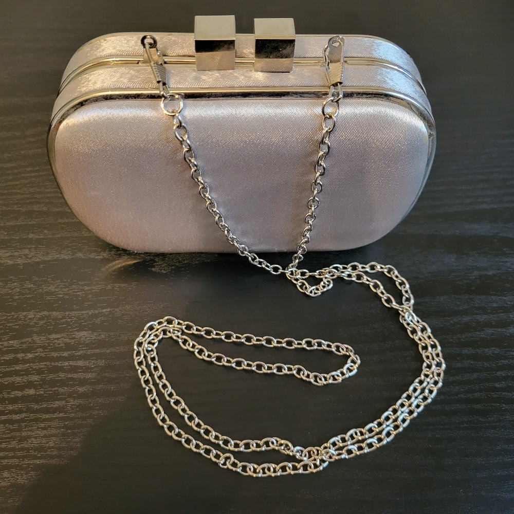 Silver Purse or Clutch